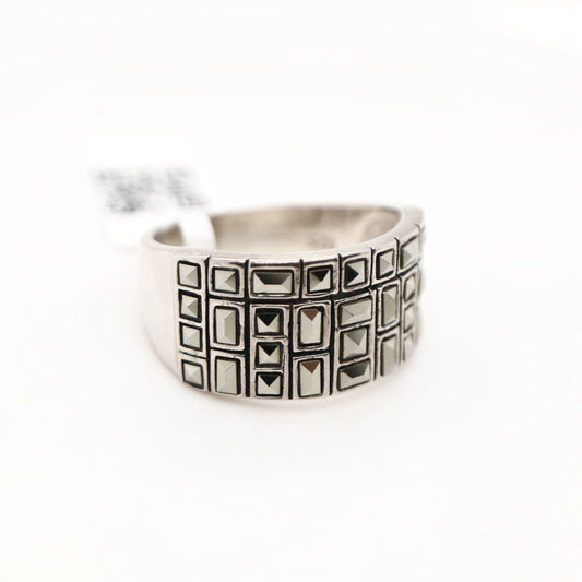 Marcasite band ring