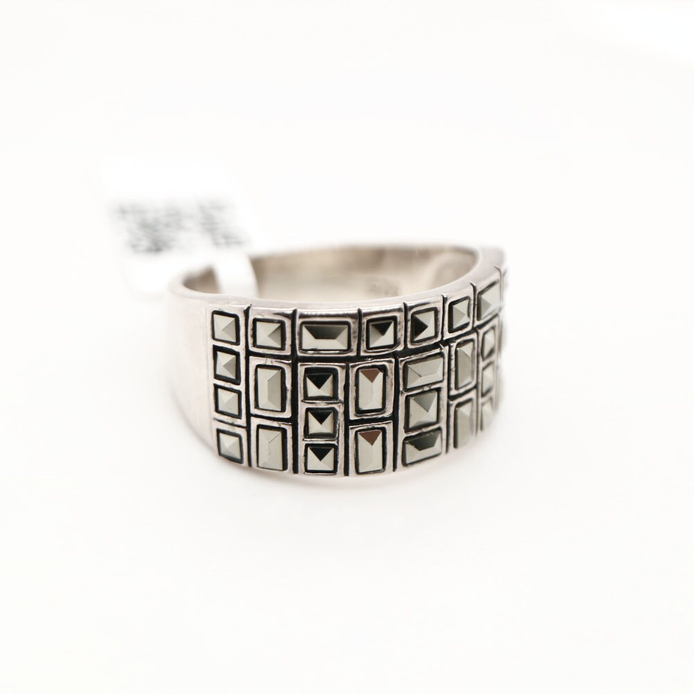 Marcasite band ring
