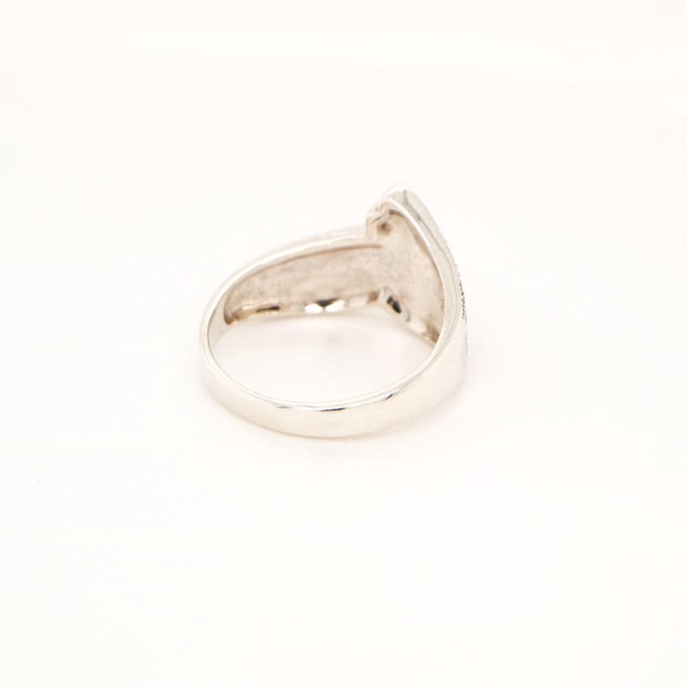 Marcasite and Silver Banded Ring