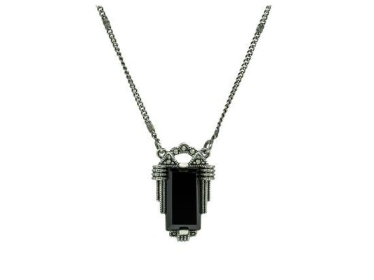 Art Deco Onyx Necklace