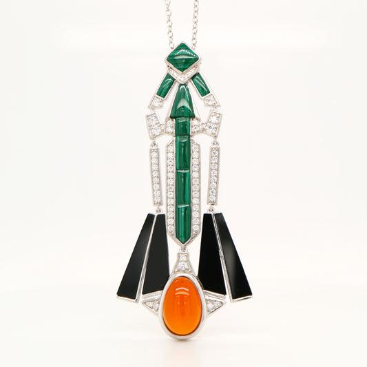 Art Deco Cocktail pendant